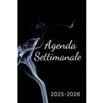 Agenda Settimanale 2025 2026: Diario da Gennaio 2025 a Dicembre 2026, Pianificatore 24 mesi, La settimana su una doppia pagina, Formato A5, 236 pagine.