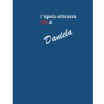 Agenda Settimanale 2026 - Formato 21,59 x 27,94 cm con 26 Pagine a Quadretti di 1 cm - Perfetto per Scuola, Ufficio e Casa – copertina Daniela