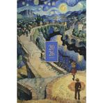 Agenda Settimanale 2026: Orizzontale, 12 Mesi da Gennaio a Dicembre 2026, La Settimana su una Doppia Pagina, Formato A5 - Van Gogh