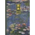 Agenda settimanale Agosto 2025 – Luglio 2026: Claude Monet, Ninfee | 12 mesi, Settimana su doppia pagina, Da Agosto 2025 a Luglio 2026, Formato A5 | ... Personale, l'ufficio Aziendale e il Diario