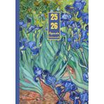 Agenda settimanale Agosto 2025 – Luglio 2026: Vincent Van Gogh, Iris | 12 mesi, Settimana su doppia pagina, Da Agosto 2025 a Luglio 2026, Formato A5 | ... per la Pianificazione Personale, l'ufficio