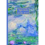 Agenda settimanale: Claude Monet, Le ninfee | 18 mesi, Settimana su doppia pagina, Da Luglio a Dicembre, Formato A5 | Calendario Mensile con Note | ... Personale, l'ufficio Aziendale e il Diario