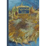 Agenda settimanale con orario: Vincent Van Gogh, Girasole | 12 mesi, Settimana su doppia pagina, Intervalli di 1 ora, Da Gennaio a Dicembre, Formato ... Pianificazione Personale, l'ufficio Aziendale