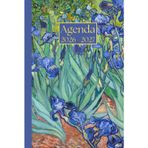 Agenda settimanale con orario: Vincent Van Gogh, Iris | 18 mesi, Settimana su doppia pagina, Intervalli di 1 ora, Da Luglio a Dicembre, Formato 6"x9" ... Personale, l'ufficio Aziendale e il Diario