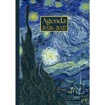 Agenda settimanale con orario: Vincent Van Gogh, La notte stellata | 12 mesi, Settimana su doppia pagina, Intervalli di 1 ora, Da Agosto a Luglio, ... per la Pianificazione Personale, l'ufficio