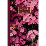Agenda settimanale: Fiori rosa | 18 mesi, Settimana su doppia pagina, Da Luglio a Dicembre, Formato 6"x9" | Calendario Mensile con Note | Adatto per ... Personale, l'ufficio Aziendale e il Diario