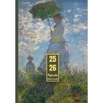Agenda settimanale Luglio 2025 – Dicembre 2026: Claude Monet, La passeggiata| 18 mesi, Settimana su doppia pagina, Da Luglio 2025 a Dicembre 2026, ... per la Pianificazione Personale, l'ufficio
