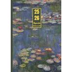 Agenda settimanale Luglio 2025 – Dicembre 2026: Claude Monet, Ninfee | 18 mesi, Settimana su doppia pagina, Da Luglio 2025 a Dicembre 2026, Formato A5 ... Personale, l'ufficio Aziendale e il Diario