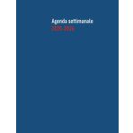 Agenda Settimanale scuola 2025/26 - Formato 21,59 x 27,94 cm con 26 Pagine a Quadretti di 1 cm - Perfetto per Scuola, Ufficio e Casa