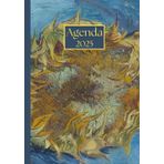 Agenda settimanale: Vincent Van Gogh, Girasole | 12 mesi, Settimana su doppia pagina, Da Gennaio a Dicembre, Formato A5 | Calendario Mensile con Note ... Personale, l'ufficio Aziendale e il Diario