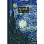 Agenda settimanale: Vincent Van Gogh, La notte stellata | 18 mesi, Settimana su doppia pagina, Da Luglio a Dicembre, Formato 6"x9" | Calendario ... Personale, l'ufficio Aziendale e il Diario