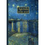 Agenda settimanale: Vincent Van Gogh, Notte stellata sul Rodano | 12 mesi, Settimana su doppia pagina, Da Agosto a Luglio, Formato A5 | Calendario ... Personale, l'ufficio Aziendale e il Diario