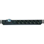 Ager 19" 1u 8lı Sigortalı Priz Modülü Metal Gövdeli AA-01U19-8S-AL - Çok Renkli