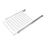 AGER AA-HRR80-A-B1 Dikili Tip 19 inç 1U D800 mm İçin Ağır Hizmet Tipi Hareketli Beyaz Raf Modülü