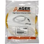 AGER AC-602-005 50 cm UTP Cat6 Sarı CU LSZH AWG 26/7 Patch Kablo