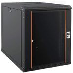 AGER AG-AN012U6060S1 Siyah 12U 600x600 mm Duvar Tipi Kabinet