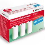 AgfaPhoto Realipix 3 Rulo Siyah-Beyaz Termal Yazıcı Kağıdı, Realipix P Pocket Yazıcılar için Uygun