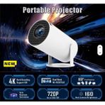 Aggiy Aggıy HY300 Full Hd Androıd Bluetooth - Wifi - Hoparlör Projeksiyon - Beyaz