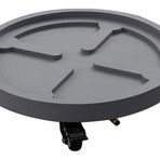 Ağır Hizmet Tipi Bitki Kutusu, Evrensel Tekerlekli, İç/Dış Mekan Saksıları için Yuvarlanan Dolly, Tabak Tepsisi Ekici Bardak Altlığı Bahçe Arabası (28 cm Boyut)