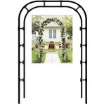 Ağır Hizmet Tipi Metal Bahçe Kemeri Kafes 120 350 cm Geniş Düğün Gül Kemeri ve Balon Destek Rafı Sağlam Dış Mekan Dekorasyonu W350* H220cm Etkinlikler ve Bahçeler için Mükemmel