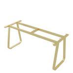 Ağır Hizmet Tipi Metal Mobilya Ayakları Endüstriyel Kendin Yap Projeleri için Ayarlanabilir Demir Masa Ayakları Tezgah Çerçevesi Çalışma Masası ve Dolap Desteği (Altın 150x70x72cm)