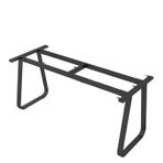 Ağır Hizmet Tipi Metal Mobilya Ayakları Endüstriyel Kendin Yap Projeleri için Ayarlanabilir Demir Masa Ayakları Tezgah Çerçevesi Çalışma Masası ve Dolap (Siyah 120x50x72cm)