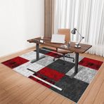 Ağır Hizmet Tipi Ofis Koltuğu Minderi 160 x 180 cm - Parke ve Halı için Kaymaz Zemin Koruyucu, Masa ve Oyun Sandalyeleri ve Uzun Ömürlü Sandalye Paspası için İdeal