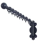 Ağır Hizmet Tipi Salıncak Kolu Perde Çubuğu Top Finial Pencere ve Kapılar için Metal Mağaza Pencere Perdesi Ekran Standı Yükseltme 28mm Çaplı Perdelik Çubuk Ev Dekorasyonu için