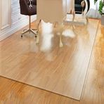 Ağır Hizmet Tipi Şeffaf Vinil Plastik Halı Koruyucu Halı Parke Zeminler için Ekstra Büyük Zemin Koşucusu Kaymaz Masa Mat 64/80/104/128/144/152 inç Uzun