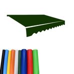 Ağır Hizmet Tipi Su Geçirmez Market Tentesi Yedek Kumaş - Veranda ve Mağaza Penceresi için Geri Çekilebilir Güneşlik Gölgelik Üst Kapak (Askeri Yeşili 4m x 3m/13 x 9,8ft)