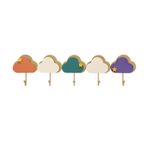 Ağır Metal Coat Hooks Duvara Monte Raf Giriş için Oturma Odası Yatak Odası ve Mutfak Duvar Coat Kanca Rayları Sundurma Nization