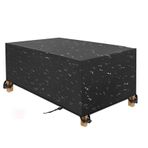 Ağır Su Geçirmez Açık Patio Masa Örtüsü 300x210x75cm - UV Dayanıklı 420D Rattan Proteion Bahçe Mobilyaları için Reangular Şekil Kalkanı Yağmur ve Güneş Hasarına Karşı