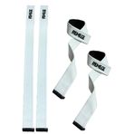 Ağırlık Kaldırma Kayışı Halter Strap, Fitness, Crossfit, Ağırlık Kaldırma Kayışı/Lifting Deadlift (Beyaz)