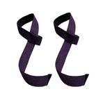 Ağırlık Kaldırma Kayışı Halter Strap, Fitness, Crossfit, Ağırlık Kaldırma Kayışı/Lifting Deadlift (Mor)