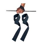 Ağırlık Kaldırma Kayışı Halter Strap, Fitness, Crossfit, Ağırlık Kaldırma Kayışı/Lifting Deadlift (Siyah-Füme)