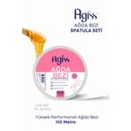 AGISS 100 Metre Ağda Bezi ve 100'lü Ağda Spatulası Seti