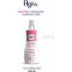 Agiss Sir Ağda Temizleme ve Masaj Yağı 150 ml Zeytinyağlı E Vitamini İçeren Özel Formül