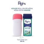 AGISS Tüm Cilt Tipleri Için,4 Hafta Etkili, Ağda Seti,azulen Roll-on Sir Ağda,sir Ağda Isıtıcı Makine
