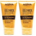 Agiva 2x150 ml Gold Soyulabilir Yüz Maskesi