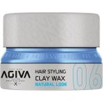 Agiva Hair Wax 155 ml Natural Look Yarı Mat Görünümlü Saç Şekillendirici No:6 - Beyaz