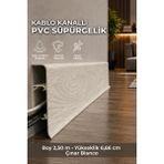 Agk Esquero Açılabilir Kapaklı Kablo Kanallı Pvc Süpürgelik 250 cm Suya, Neme ve Darbeye Dayanıklı, ESQ604