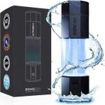 AGM Echo Go Hidrojenli Su Şişesi , Su Şişesi , Hidrojenli Su Termosu - 300 ml - Siyah