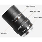 AGM Elp 1080P Web Kamerası Full Hd Kamera Modülü 30 Fps 60 Fps 120 Fps Manuel Zoom 2.8 mm Değişken Odaklı Lens ile Mini USB Kamera,webcam, Bilgisayar Kamerası - Siyah