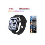 Agm Teknoloji Hk10 Pro Max Plus Amoled Akıllı Saat Erkek Kadın Spor Saatler Serisi 10 Aı Robot Smartwatch Siyah