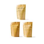 Agon 750 gr Yeşil Beyaz Sarı Doğal Kil Maskesi Cilt Bakım Seti
