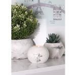 Agon Mermer Desenli Beton Tealight Mumluk