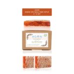 Agon ST-02-01 %100 El Yapımı Doğal Kabak Lifli Ballı 2'li Set 240 gr Eşek Sütü Sabunu