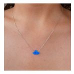 Agora Silver 925 Ayar Gümüş Opal Taşlı Bulut Kolye