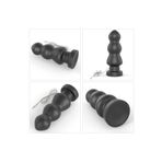 Agorshop Çalışma Özelligine Sahip 20 Cm 3 Titreşim Hızı Ve 7 Desenli Titreşimli Anal Plug
