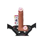 Agorshop Dildo Series Victor 21 Cm Belden Bağlamalı Realistik Yumuşak Penis